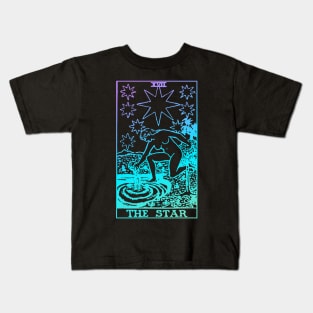 The Star Tarot Card Rider Waite Witchy Kids T-Shirt